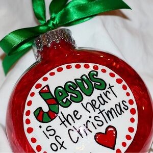 Heartfelt Holidays: Handmade Jesus Christmas Ornament to Brighten Your Tree